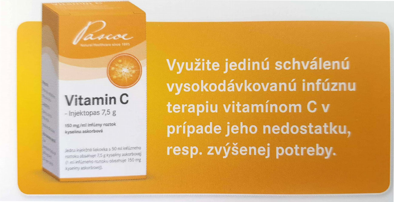 Infúzna terapia vysokými dávkami vitamínu C